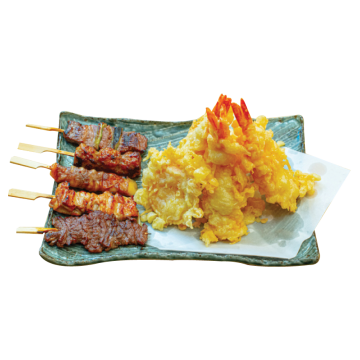 Tempura brochettes
